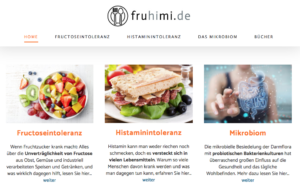 fruhimi.de: Fructoseintoleranz, Histaminintoleranz, Mikrobiom